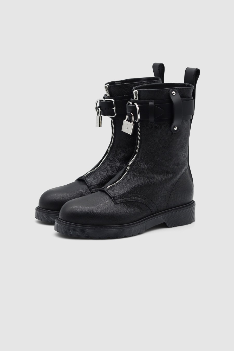 Damen JW Anderson Stiefel & Boots | Padlock Combat Boots Black