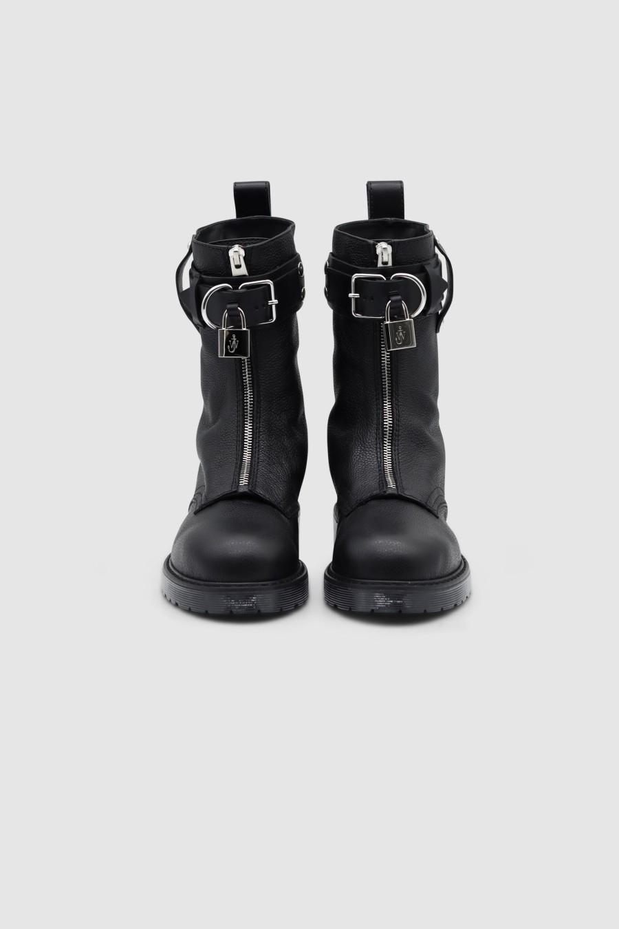 Damen JW Anderson Stiefel & Boots | Padlock Combat Boots Black