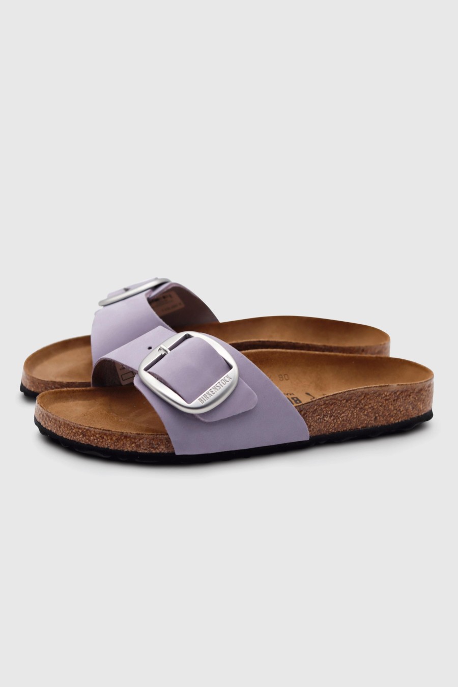 Damen Birkenstock Sandalen | Madrid Big Buckle Sandals Purple Fog