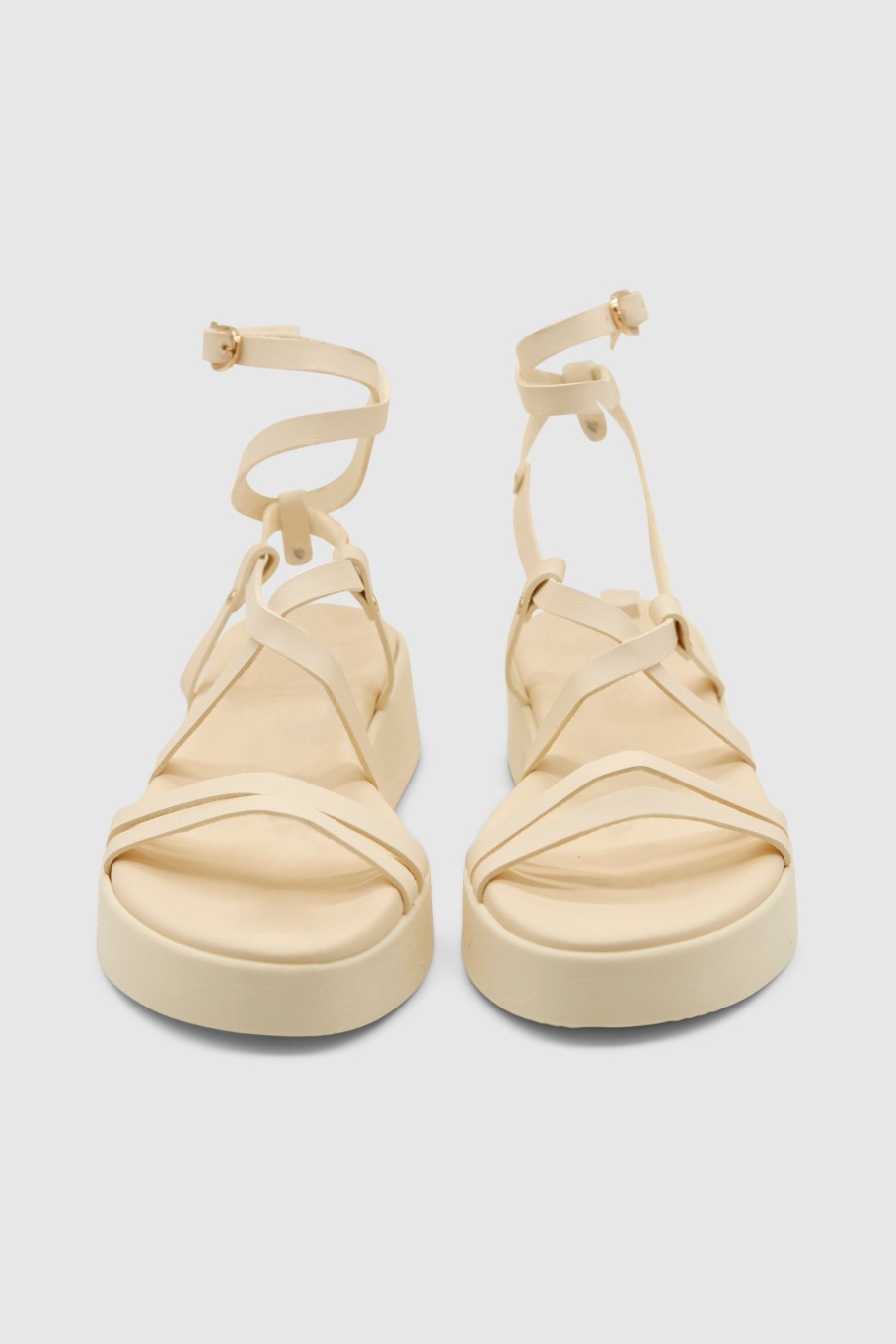 Damen Ancient Greek Sandals Sandalen | Aristea Sandals Off White