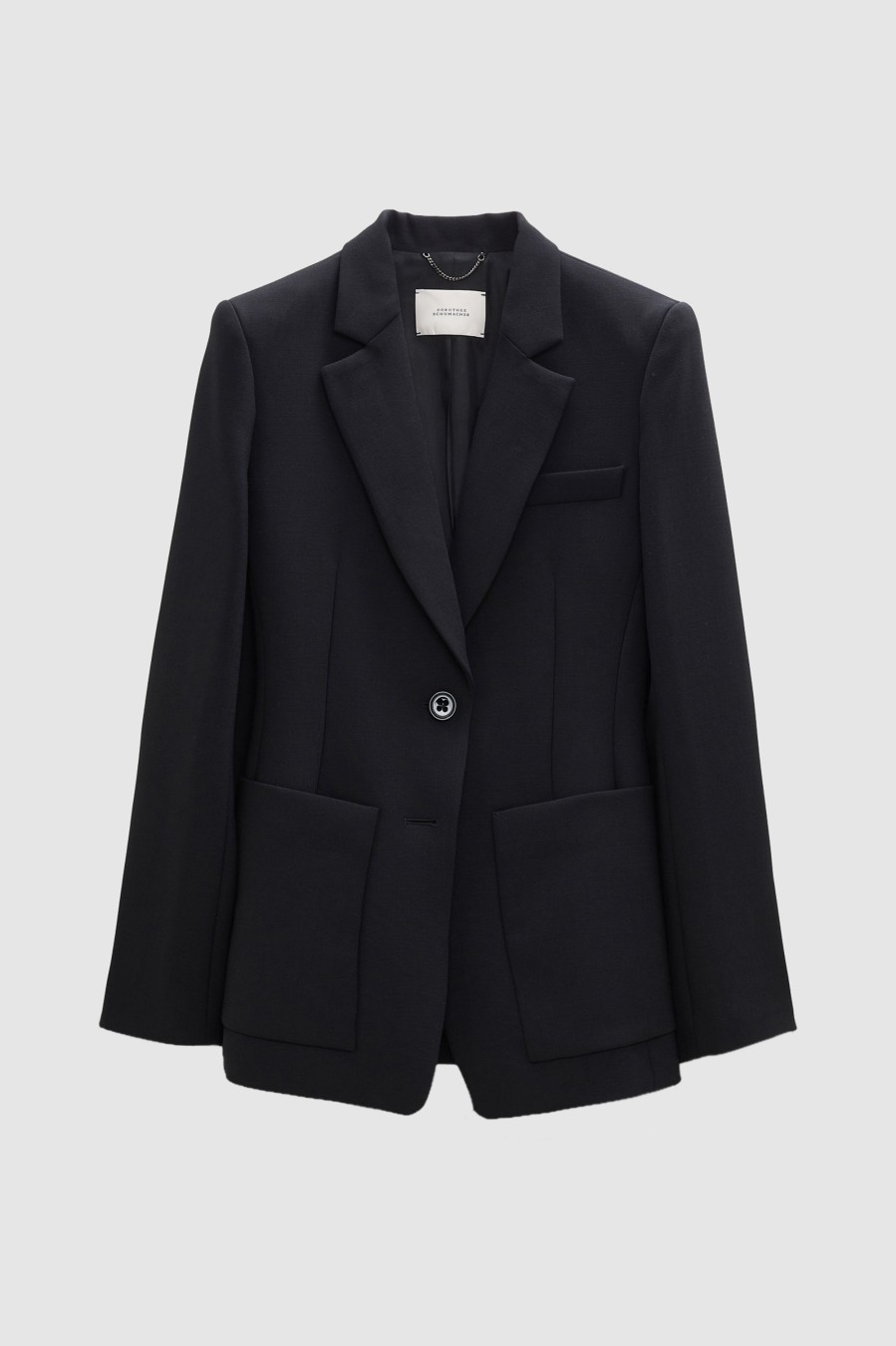 Damen Dorothee Schumacher Blazer | Refreshing Ambition Jacket Pure Black