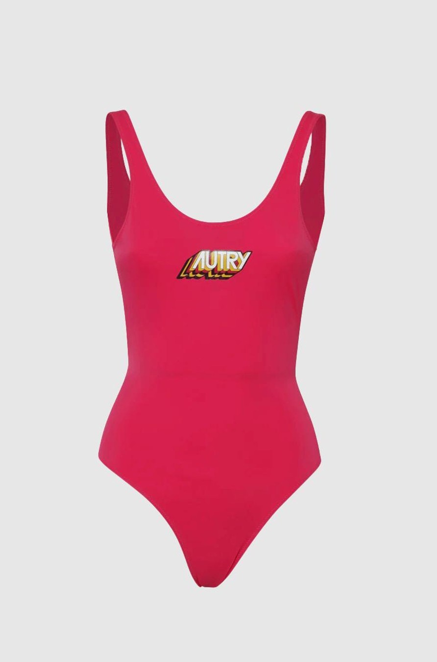 Damen Autry Swimwear | Aerobic Swimsuit Tinto Fuchsia