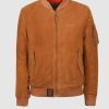 Herren Bombers Jacken & Mantel | Logan Bomber Jacket Cognac