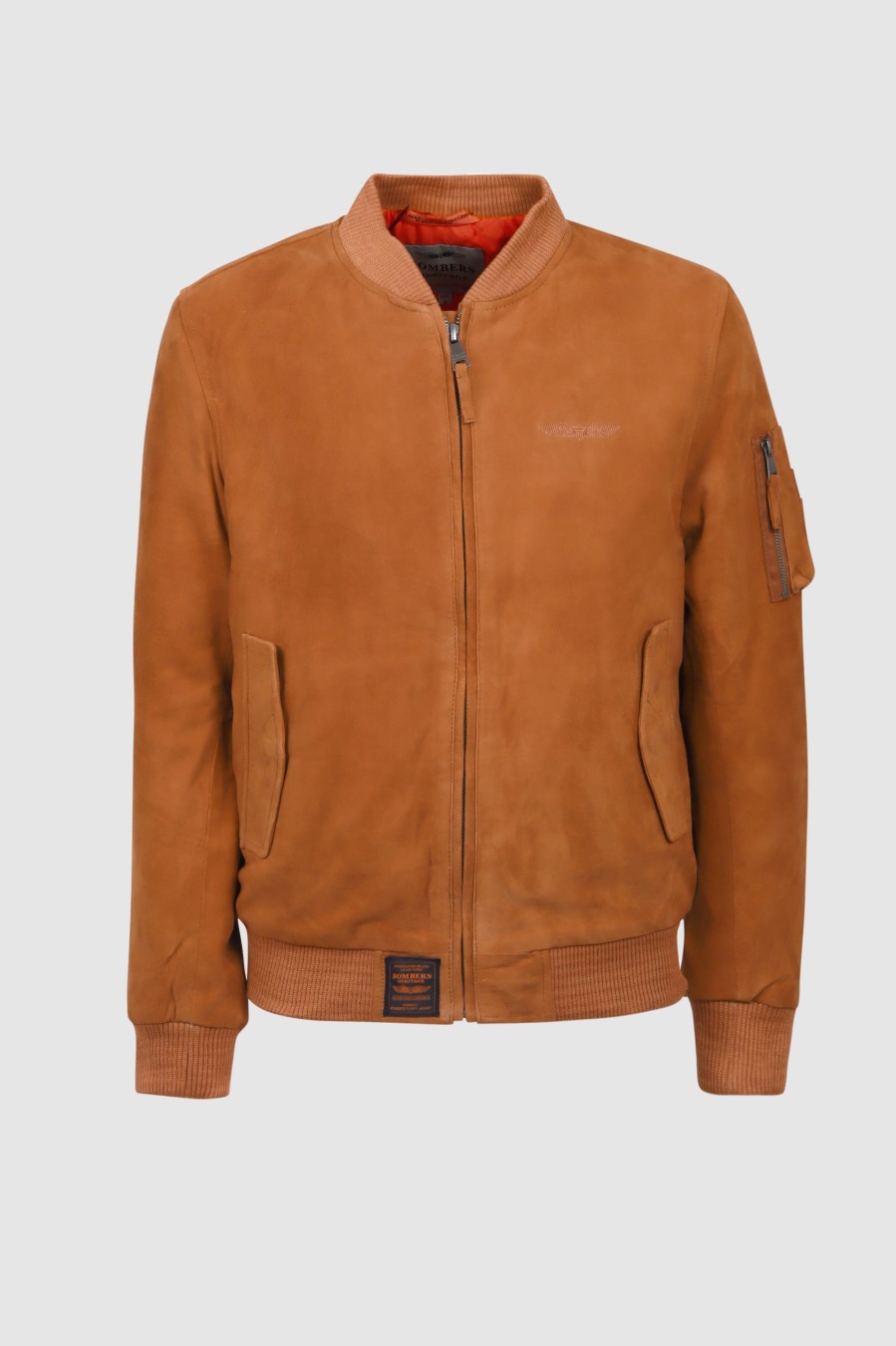 Herren Bombers Jacken & Mantel | Logan Bomber Jacket Cognac