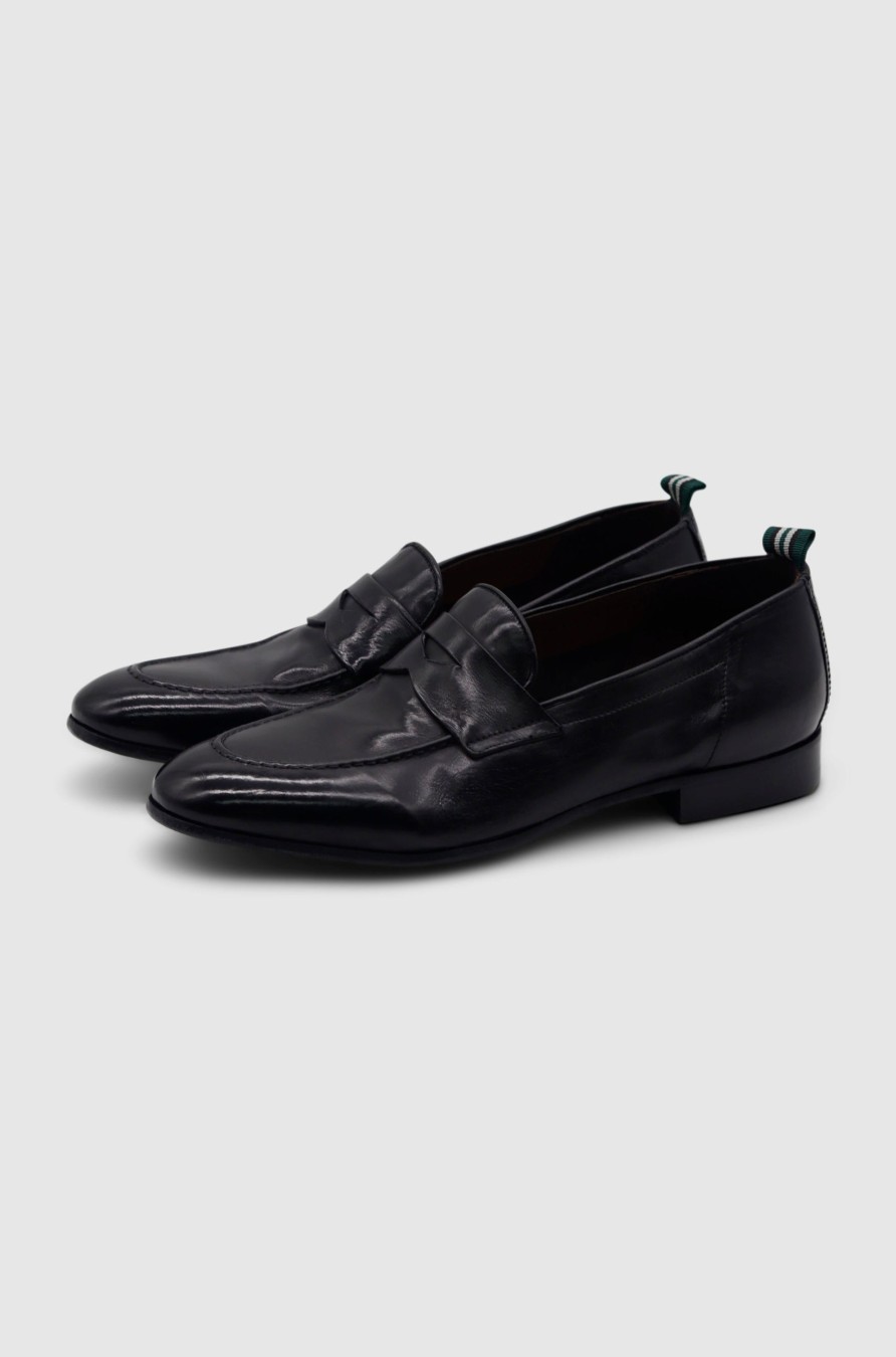 Herren Green George Business Shoes | Formal Loafer Nero