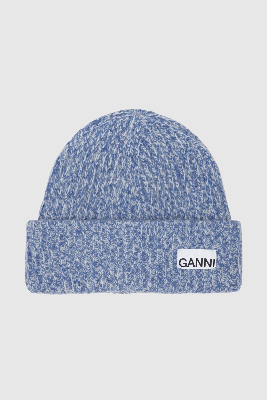 Accessoires GANNI Headwear | Rib Beanie Blue