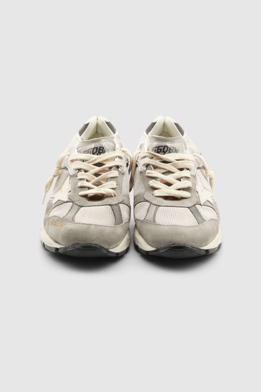 Herren Golden Goose Sneaker | Running Dad Sneaker Grey/ Silver/ White