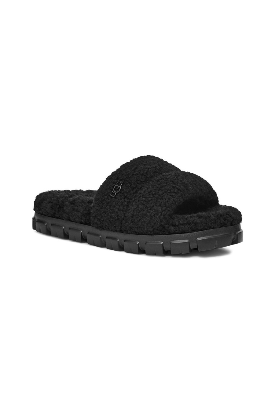 Damen UGG Pantoletten & Mules | Cozetta Curly Slides Black