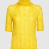 Damen Dorothee Schumacher Pullover & Sweatshirts | Sheer Softness Pullover Sun Kissed Yellow