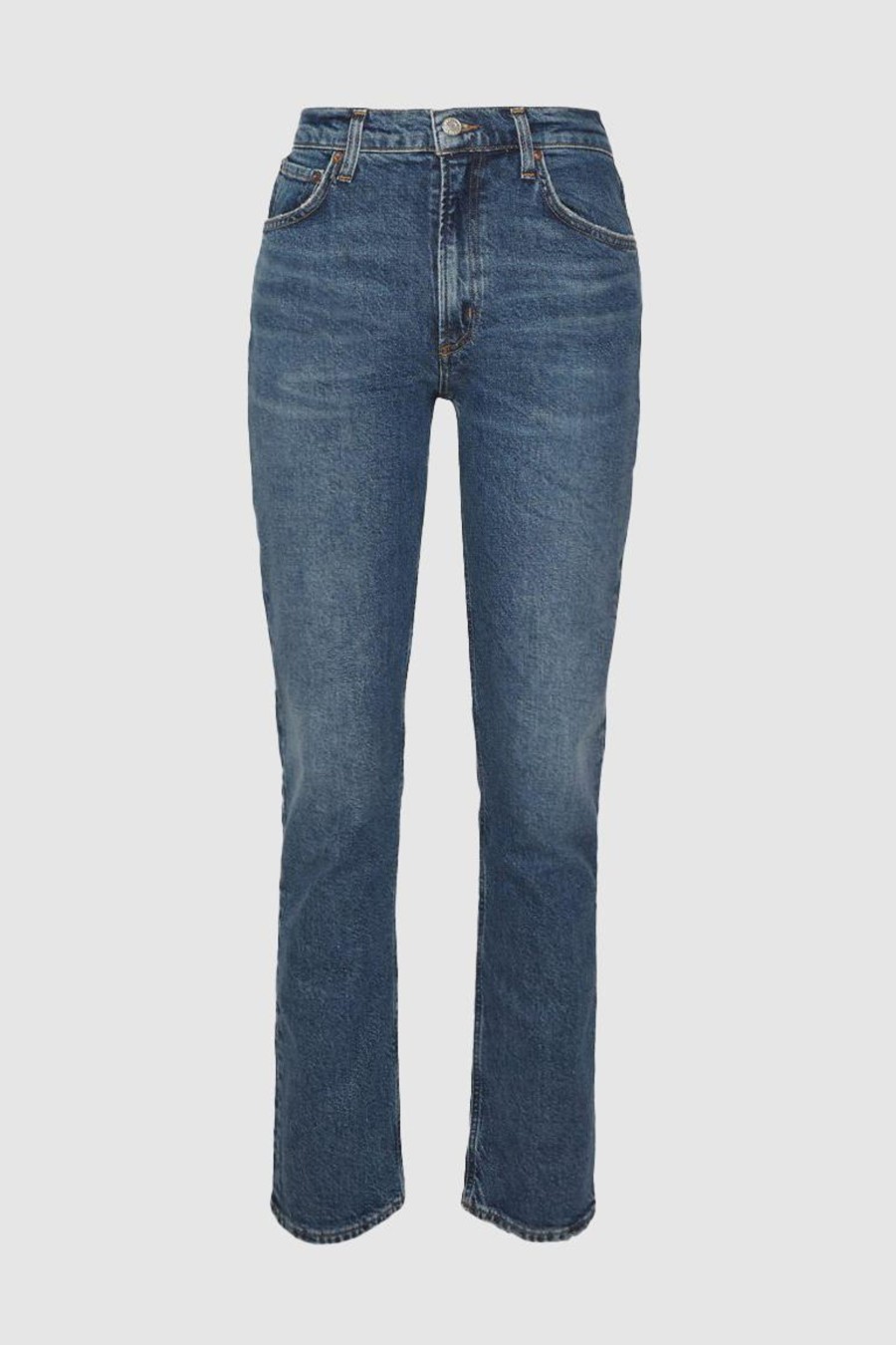 Damen Agolde Jeans | Lyle Low Rise Slim Jeans In Nova