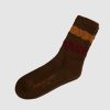 Accessoires Golden Goose Socken & Strumpfe | High Rib Socks Army Green/ Windsor Wine/ Brown