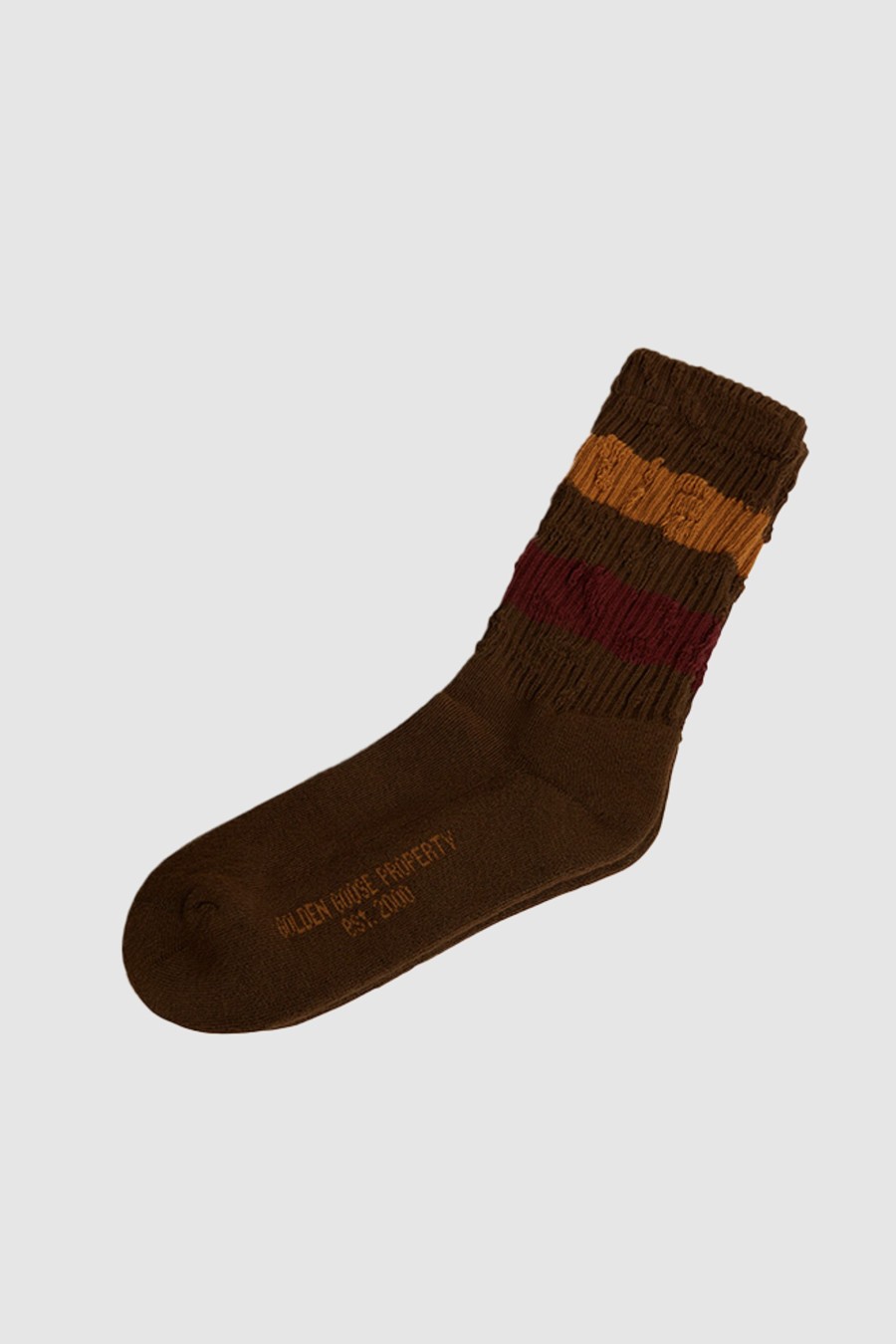 Accessoires Golden Goose Socken & Strumpfe | High Rib Socks Army Green/ Windsor Wine/ Brown