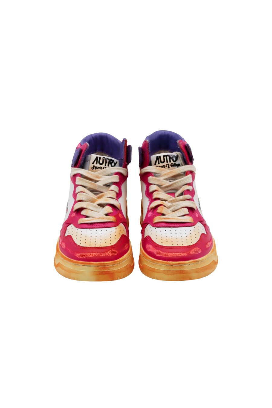 Damen Autry Sneaker | Medalist Sup Vintage Mid W Sneaker Wht/ Pink