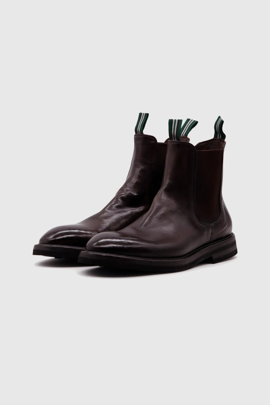 Herren Green George Stiefel & Boots | Chelsea Boot Dark Brown