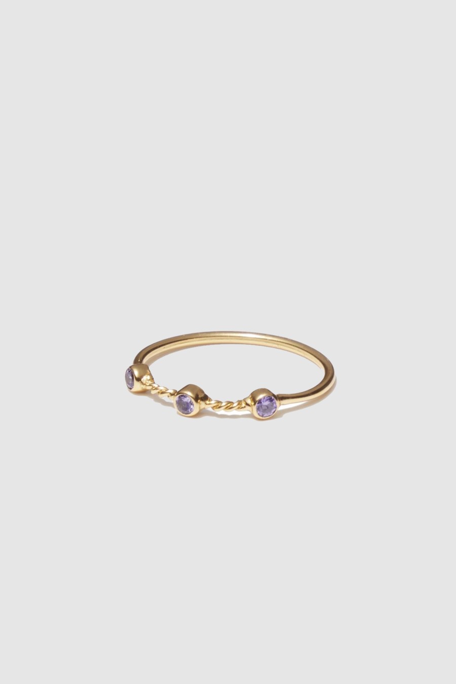 Accessoires Mimi Et Toi Schmuck | Soins Ring Gold Lila