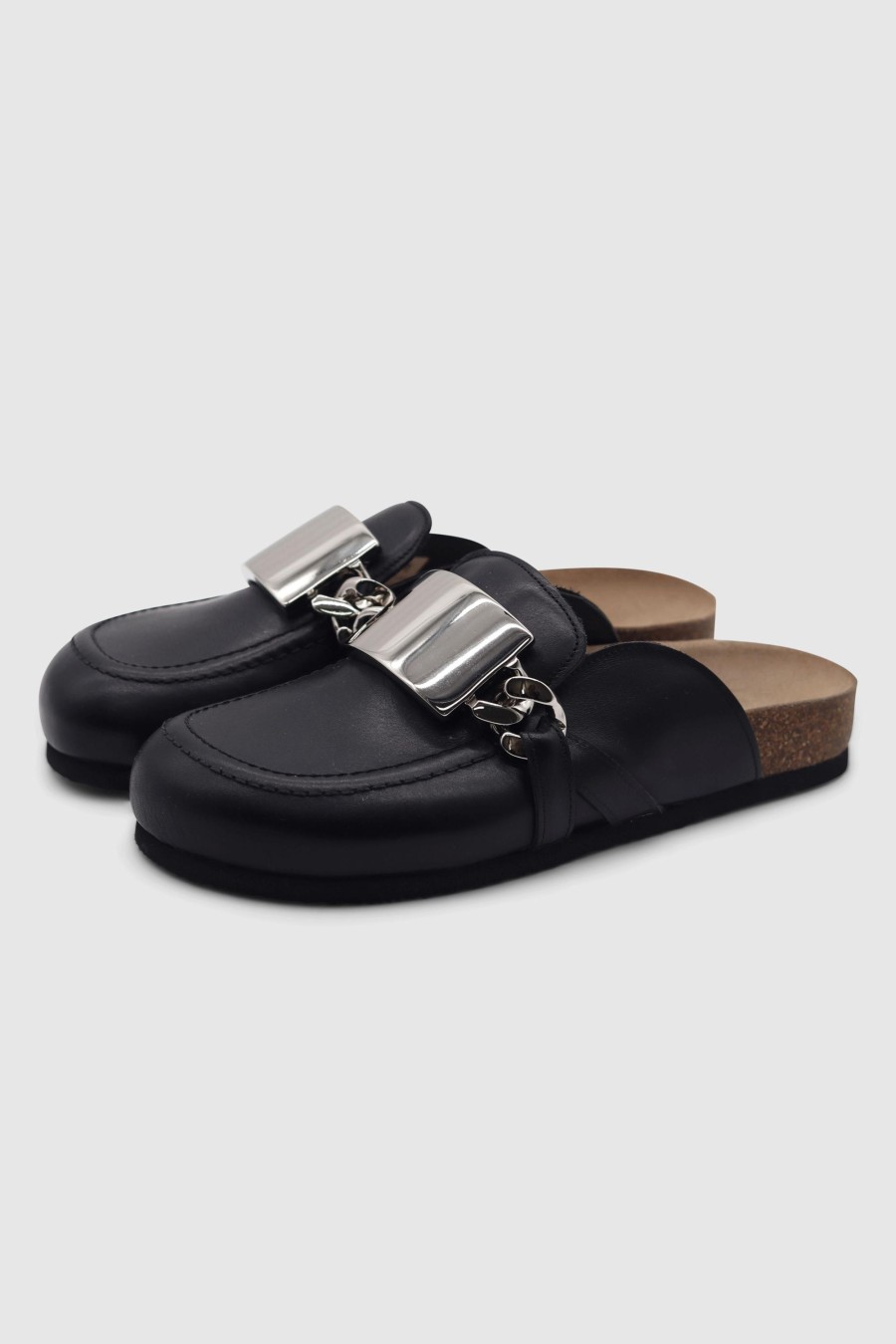 Damen Angelo Bervicato Pantoletten & Mules | Vanity Pantolette Vitello Nero