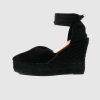 Damen Manebi Espadrilles & Wedges | Wedge Espadrilles Black On Tone