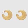 Accessoires Vanessa Baroni Schmuck | Moon Earrings Vintage Gold