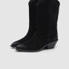 Damen Ash Stiefel & Boots | Dalton Suede Boots Velours Black