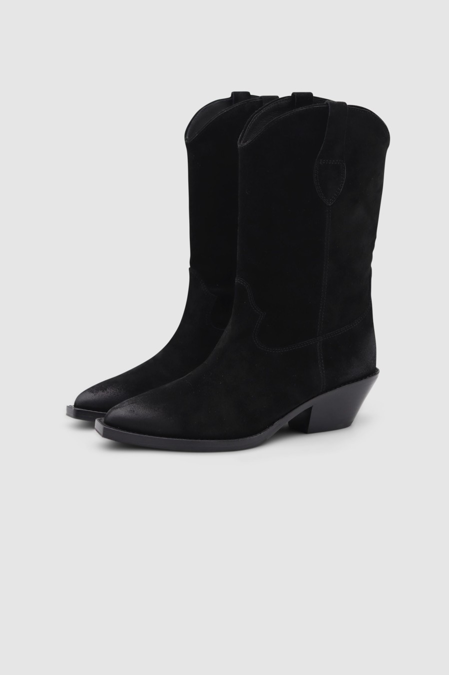 Damen Ash Stiefel & Boots | Dalton Suede Boots Velours Black