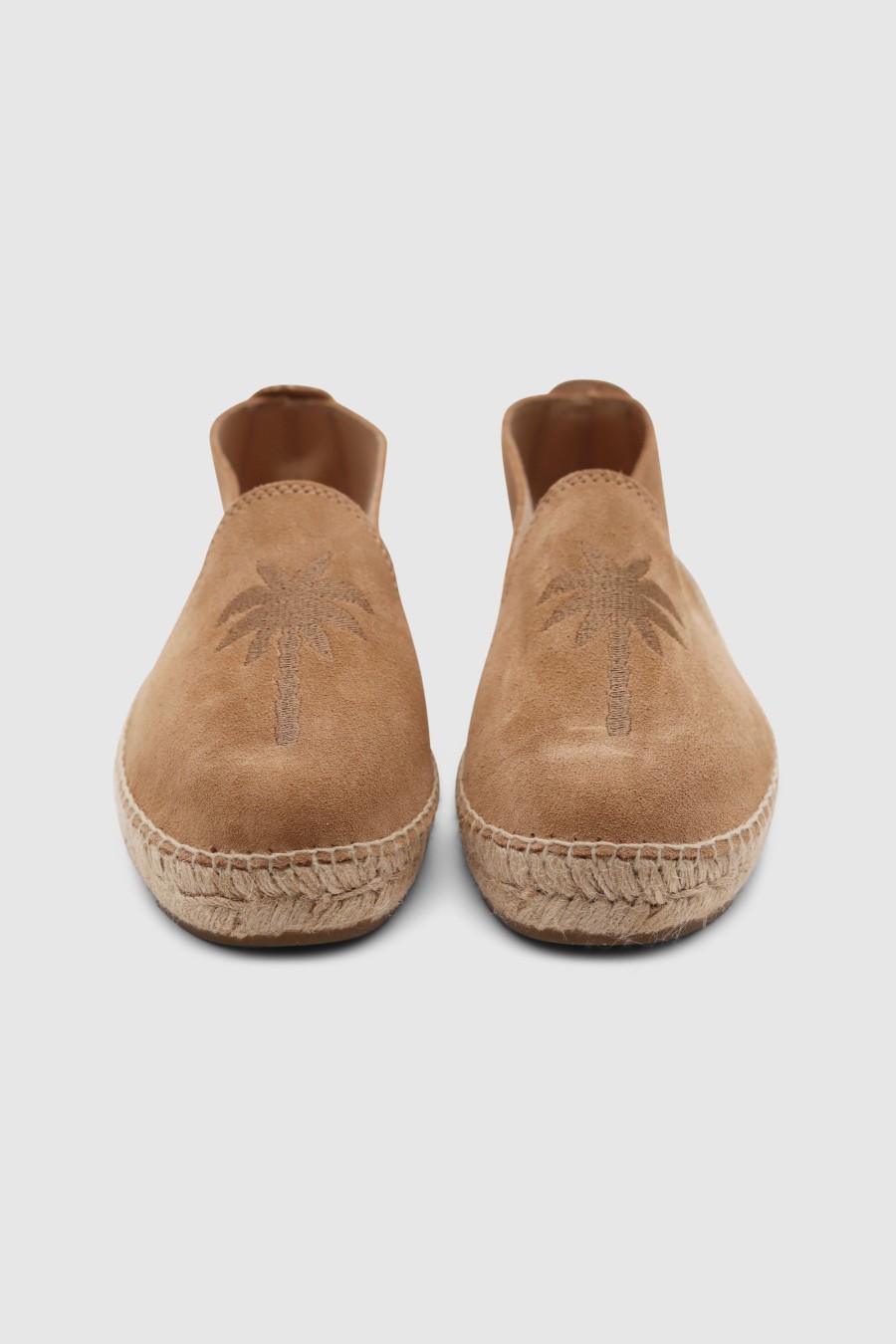 Herren Manebi Slipper | Espadrilles Hamptons Washed Beige