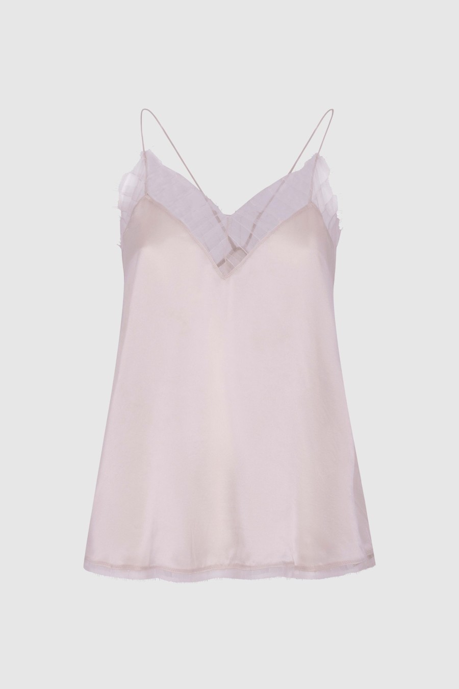 Damen Iro Paris Blusen & Tops | Berwyn Silk Camisole Ecru