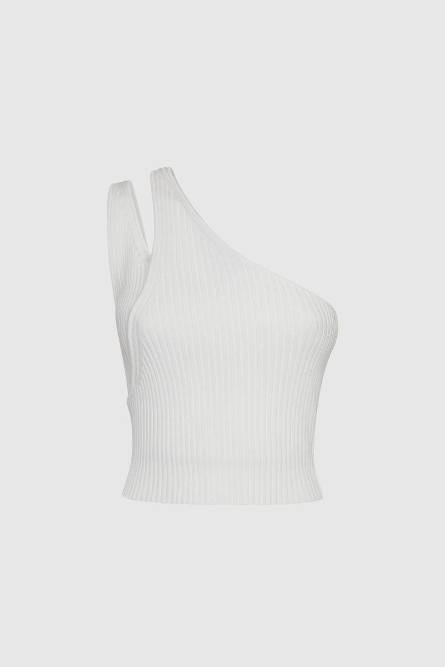 Damen Simkhai Blusen & Tops | Jenni Compact Rib Tank White