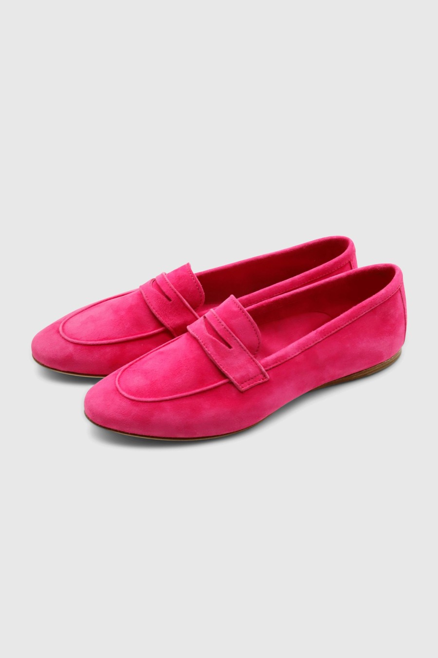 Damen My Marandino - Confort Shoes Loafer & Ballerinas | Loafer Camoscio Fuxia