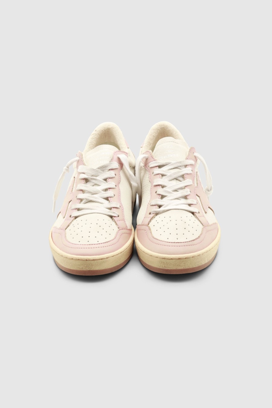 Damen Golden Goose Sneaker | Ball Star Sneaker White/ Pink