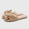 Damen Manebi Pantoletten & Mules | Sandals With Knot Champagne Beige