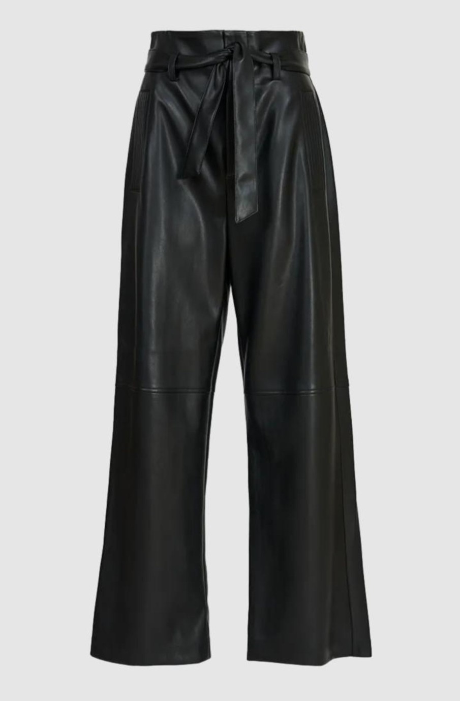 Damen Essentiel Antwerp Hosen & Jumpsuits | Encounter Faux Leather Pants Black