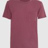 Herren Officine Générale T-Shirts & Polos | Pocket Tee Plumwine