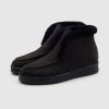 Damen My Marandino - Confort Shoes Stiefel & Boots | Montone Boots Nabuk Nero