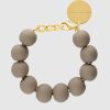 Accessoires Vanessa Baroni Schmuck | Beads Bracelet Matt Light Taupe