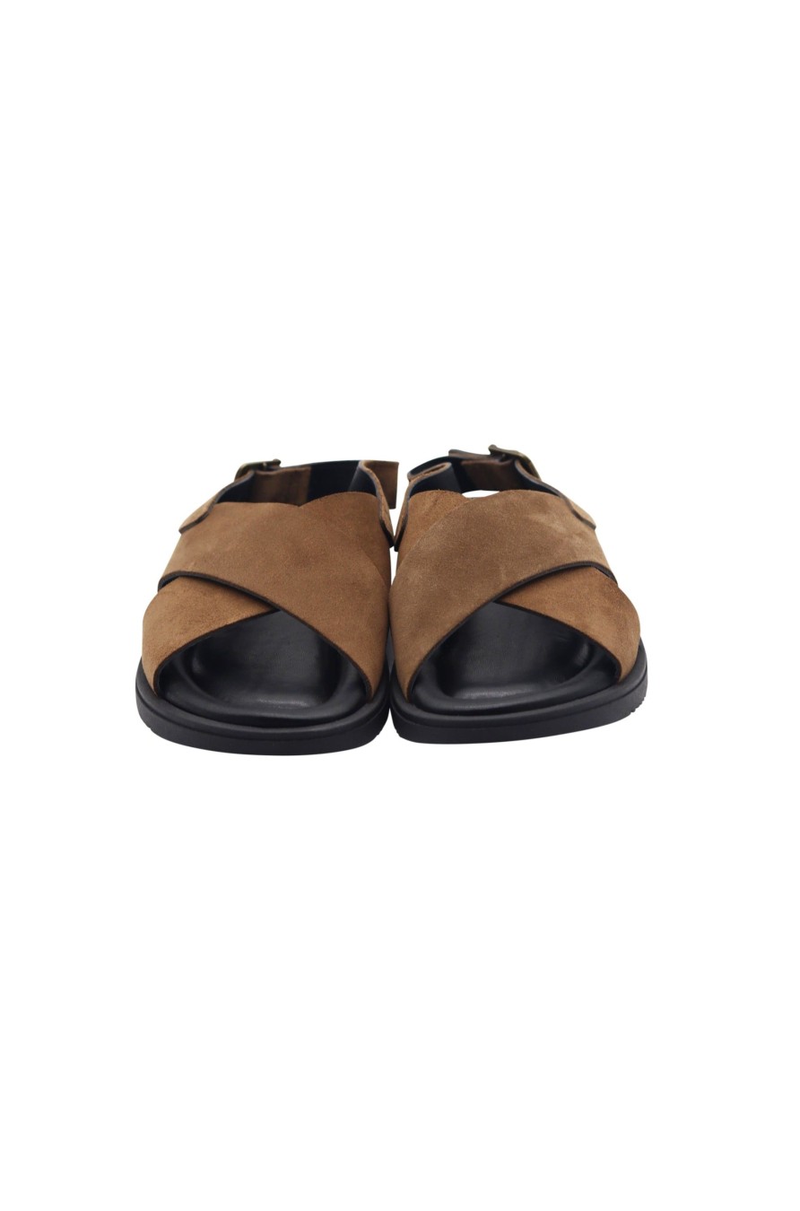 Herren EHM Pantoletten & Sandalen | Ozzy Sandals Velour Topo