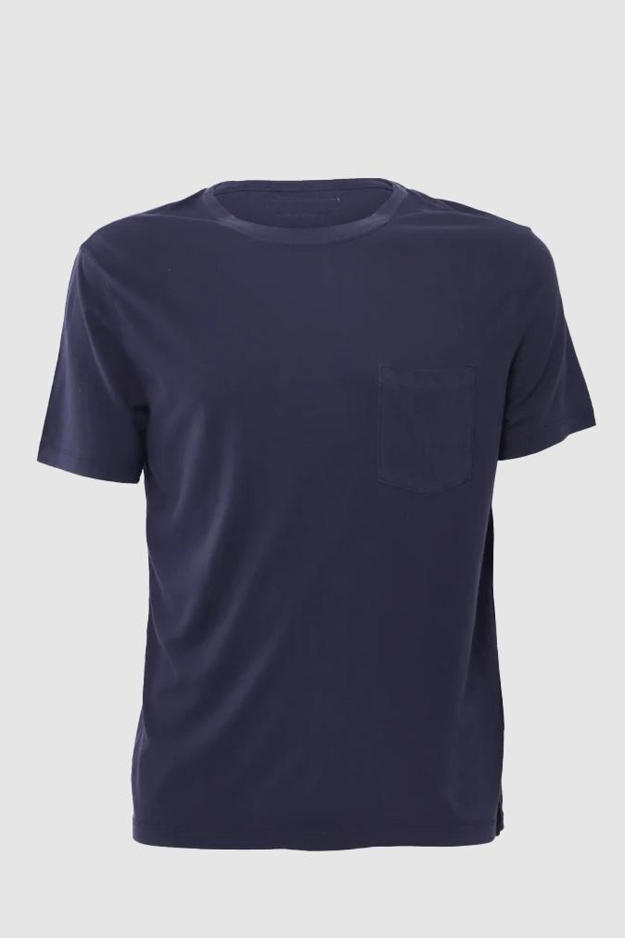 Herren Officine Générale T-Shirts & Polos | Pocket Tee Dark Navy