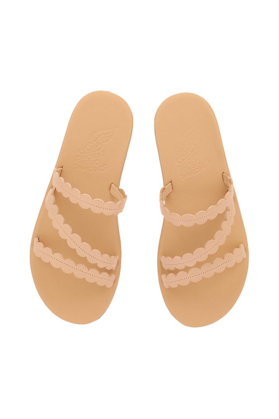 Damen Ancient Greek Sandals Sandalen | Oceanis Slide Sandals Natural