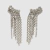 Accessoires Isabel Marant Schmuck | Asymmetric Earrings Transparent Silver