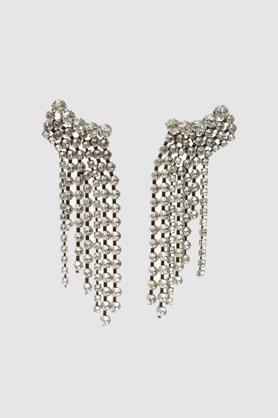 Accessoires Isabel Marant Schmuck | Asymmetric Earrings Transparent Silver