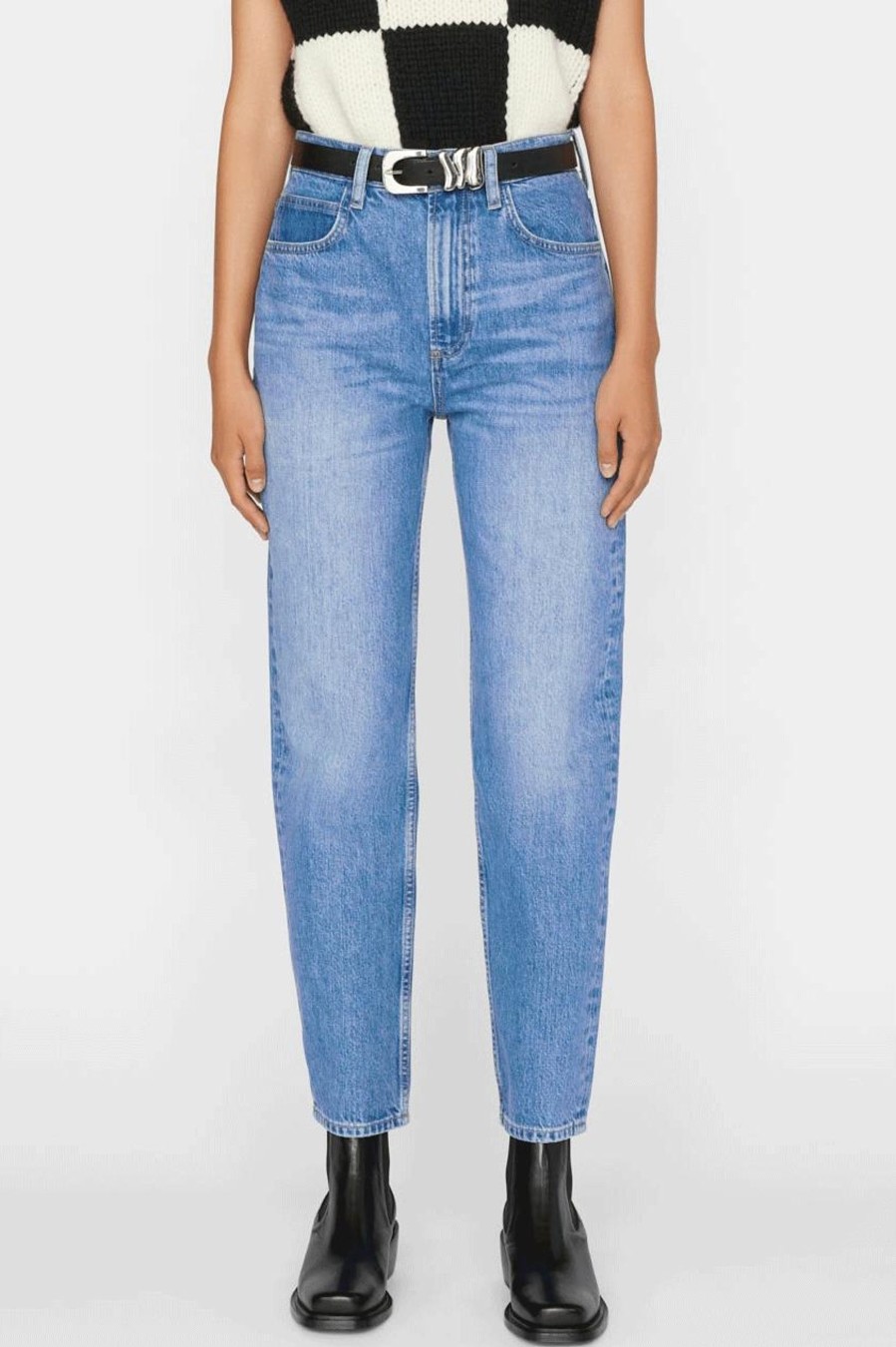 Damen FRAME Jeans | Le High N Tight Straight Chesapeake