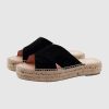 Damen Manebi Pantoletten & Mules | Double Sole X Bands Sandals Black