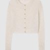 Damen American Vintage Cardigans & Westen | Razpark Cardigan Ecru