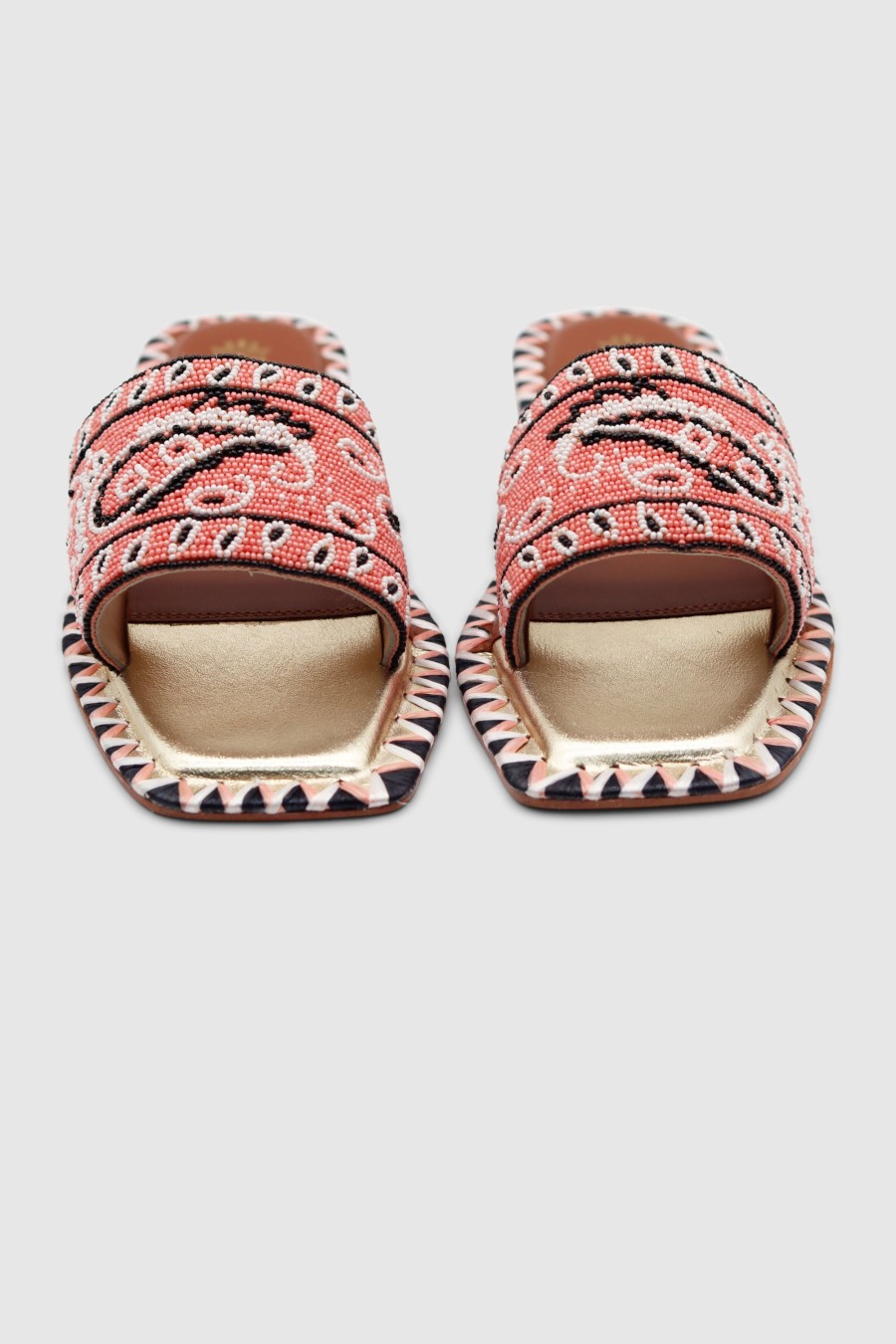 Damen De Siena Pantoletten & Mules | Bandana Flats Rose