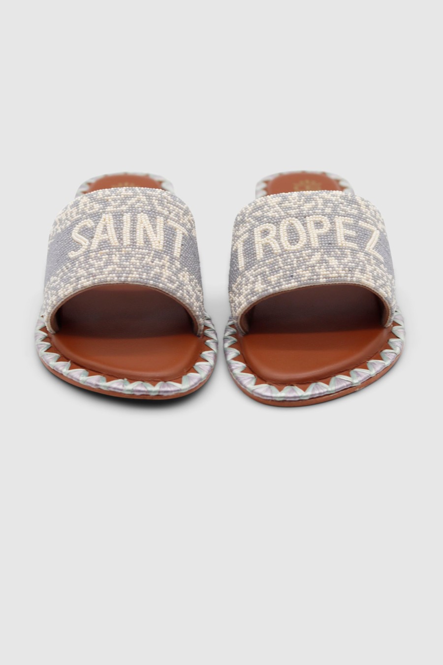 Damen De Siena Pantoletten & Mules | Saint Tropez Flats Grey