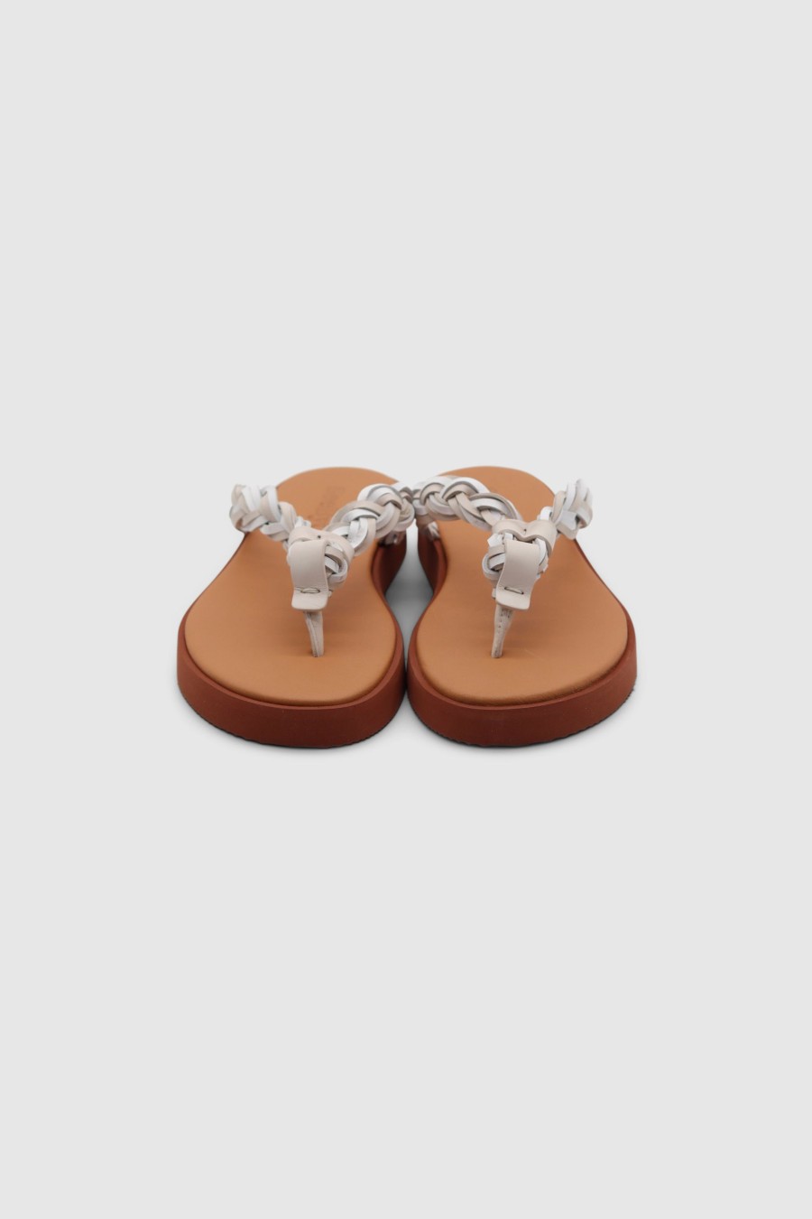 Damen See by Chloé Sandalen | Pompoms Sandals New Natural Calf