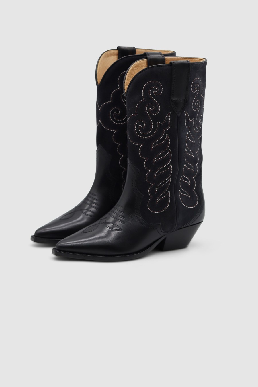 Damen Isabel Marant Stiefel & Boots | Duerto Gz Cowboy Boots Black Faded