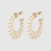 Accessoires GAS Bijoux Schmuck | Cyclade Earrings White/ Gold