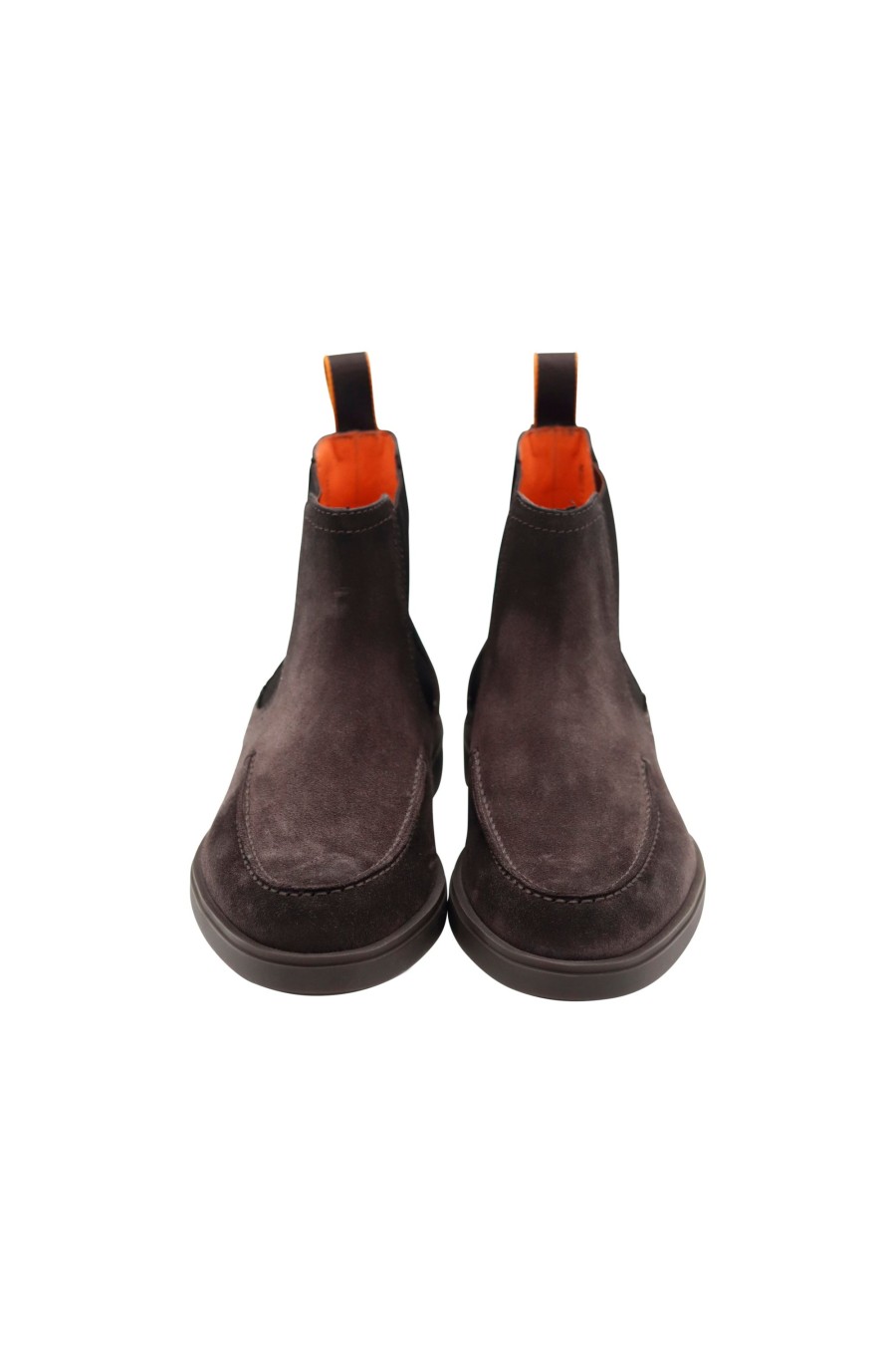 Herren Santoni Stiefel & Boots | Sporty Chelsea Boots Dark Grey