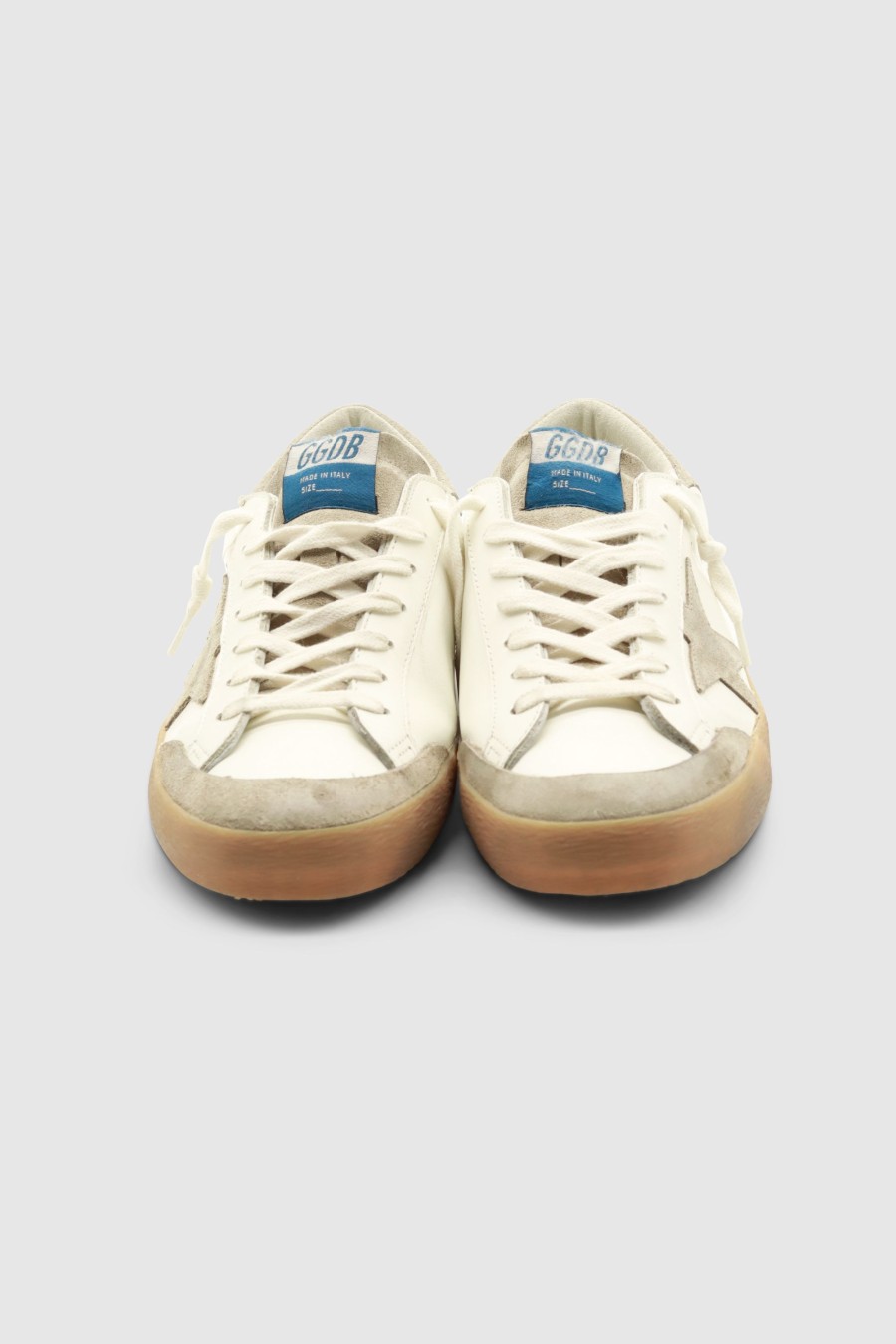 Herren Golden Goose Sneaker | Super Star Sneaker Milky/ Taupe