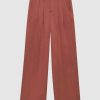 Damen Anine Bing Hosen & Jumpsuits | Carrie Pants Terracotta Silk